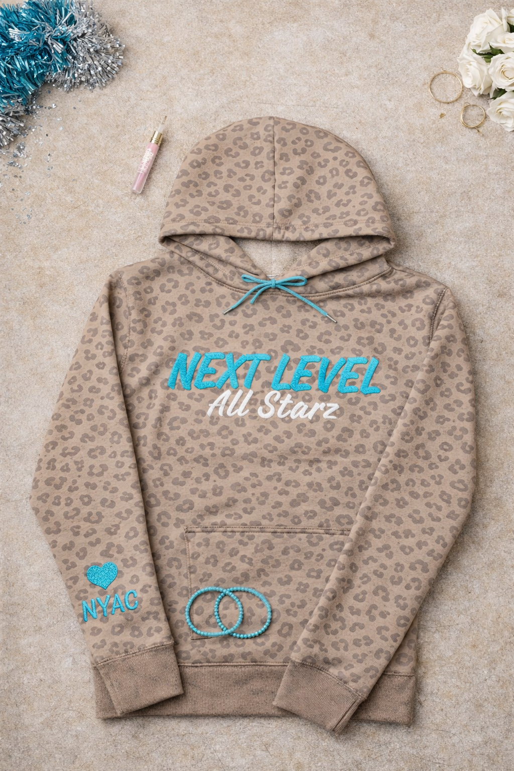 Next Level Custom Leopard Hoodie
