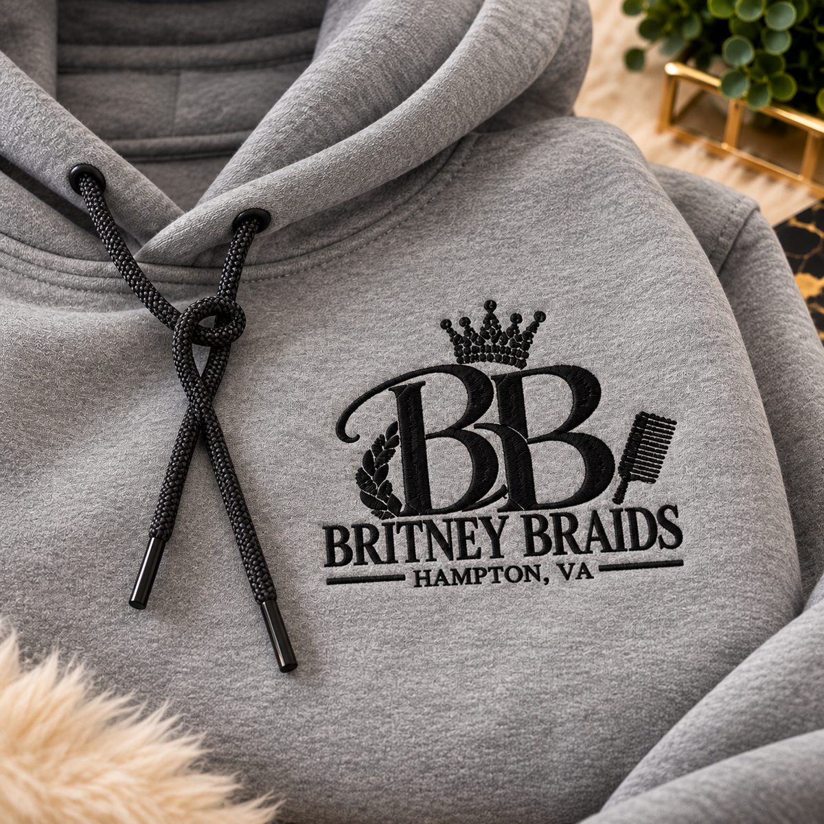 Britney Braids BB LOGO Crew & Hoodie
