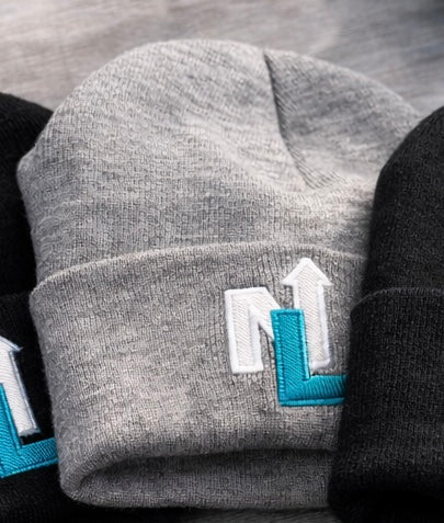 Next Level Embroidered Beanie | Custom Cheer Team Spirit Wear Hat