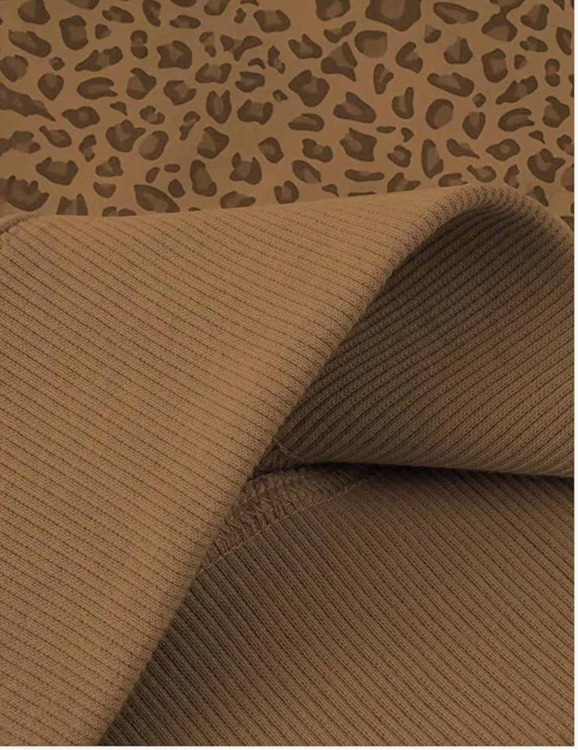 Leopard print polyester fabric with embroidered Goal Digger design detail Motivational Sweatshirt